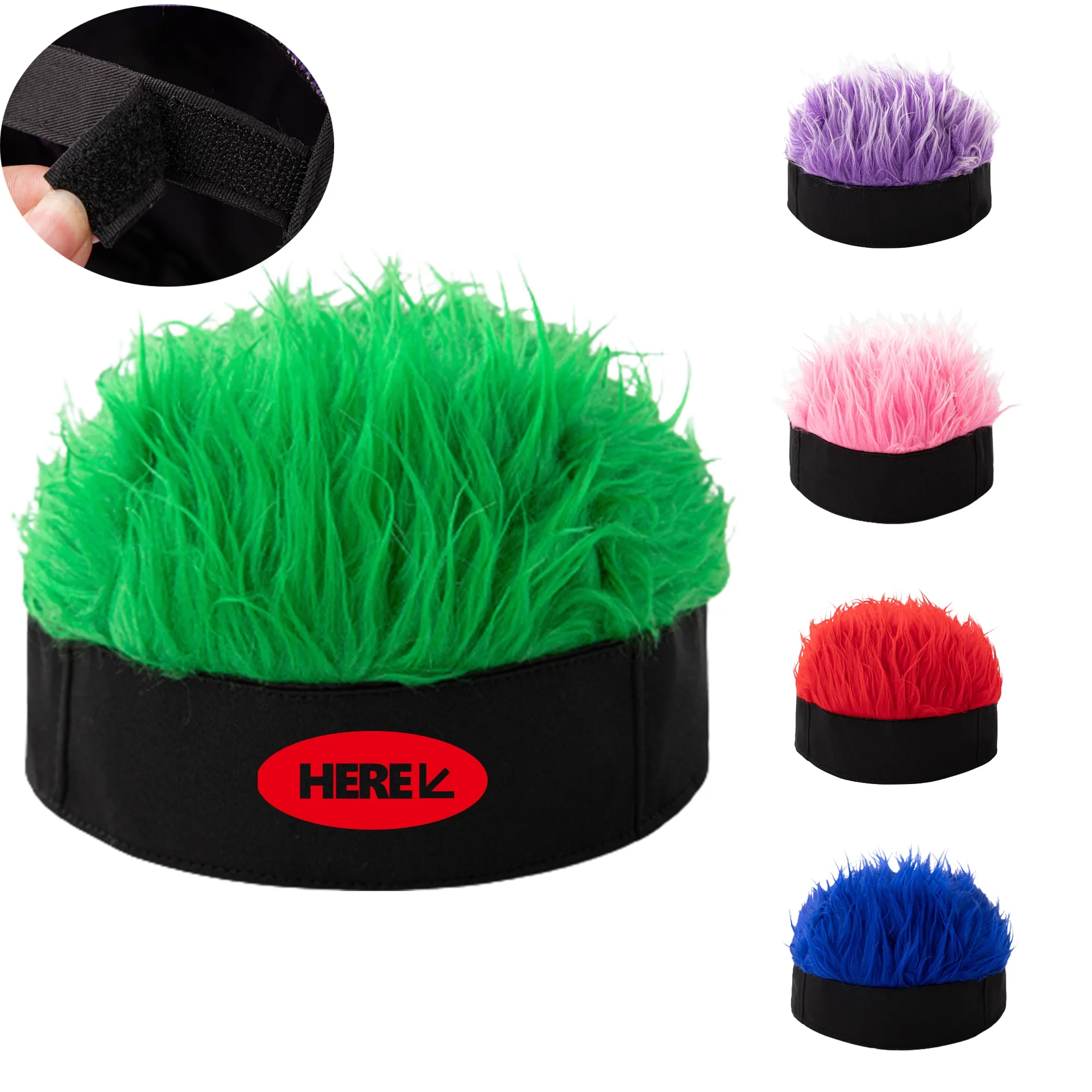 US Fans Wig Props Soccer Cheer Headwear 6