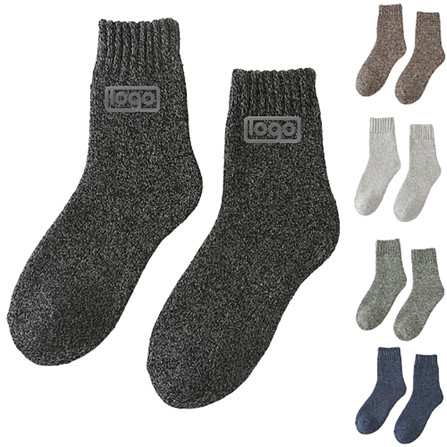 Mens Polyester Thermal Socks 4