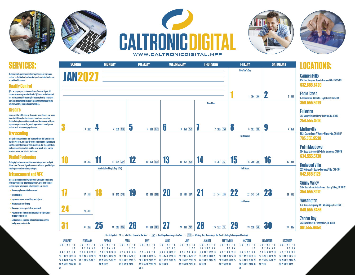 Good Value™ Multi-Color Desk Pad 24