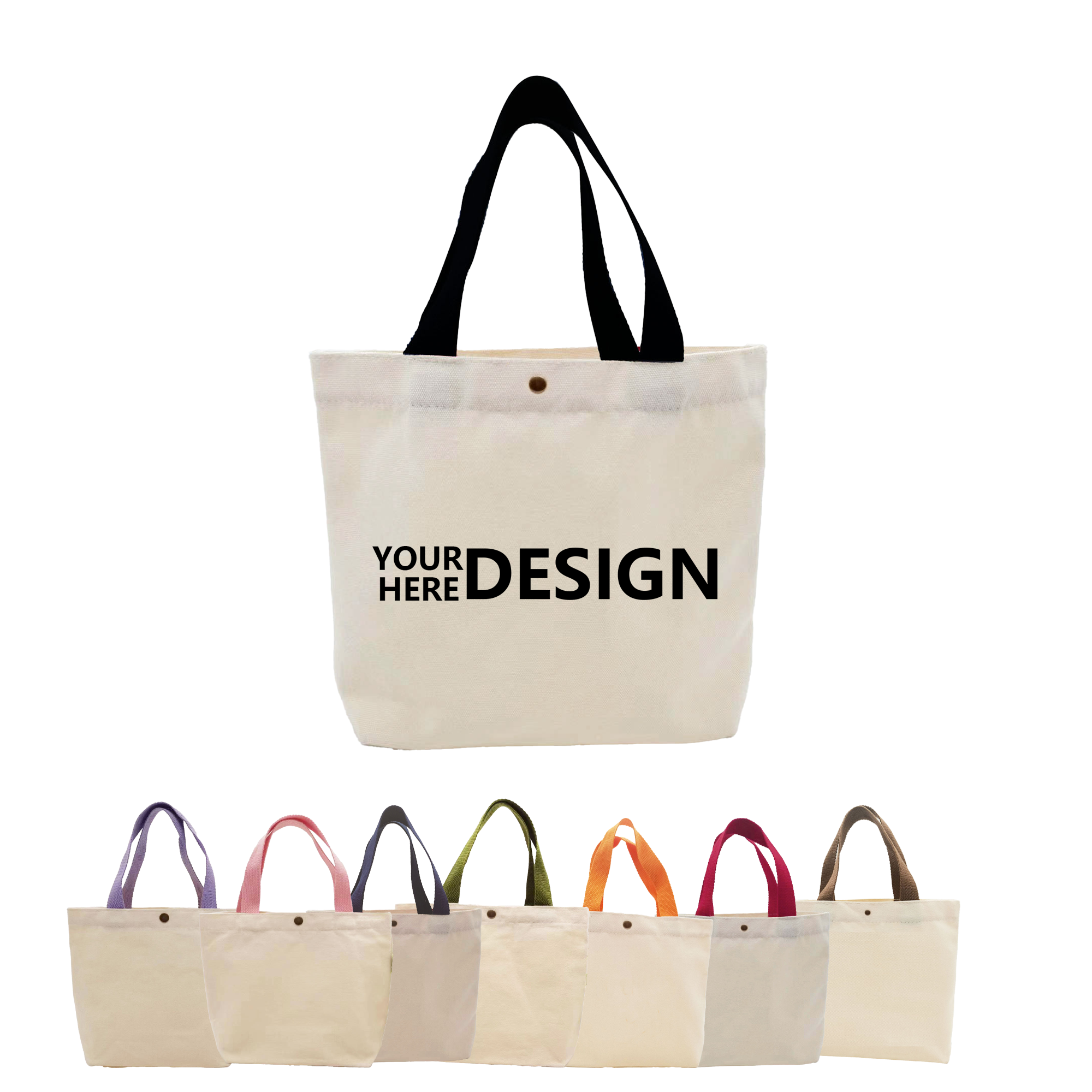 Vibrant 12oz Canvas Handbag 2
