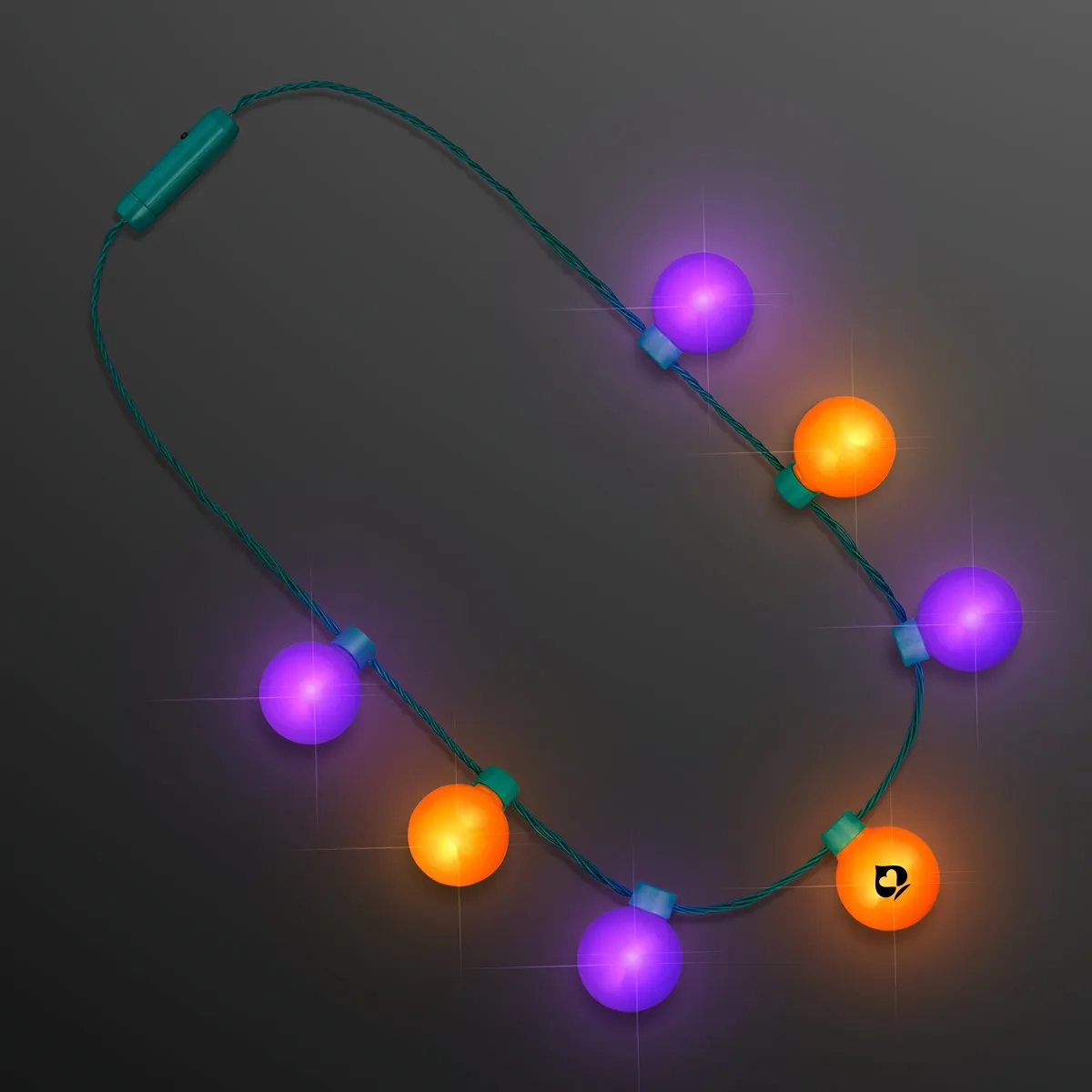 Halloween Light Globes Party Necklace 4