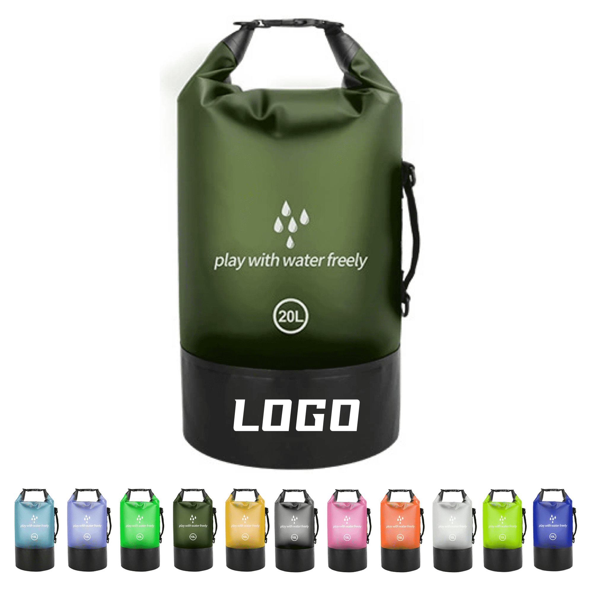 Colored Transparent Dry Bag 9