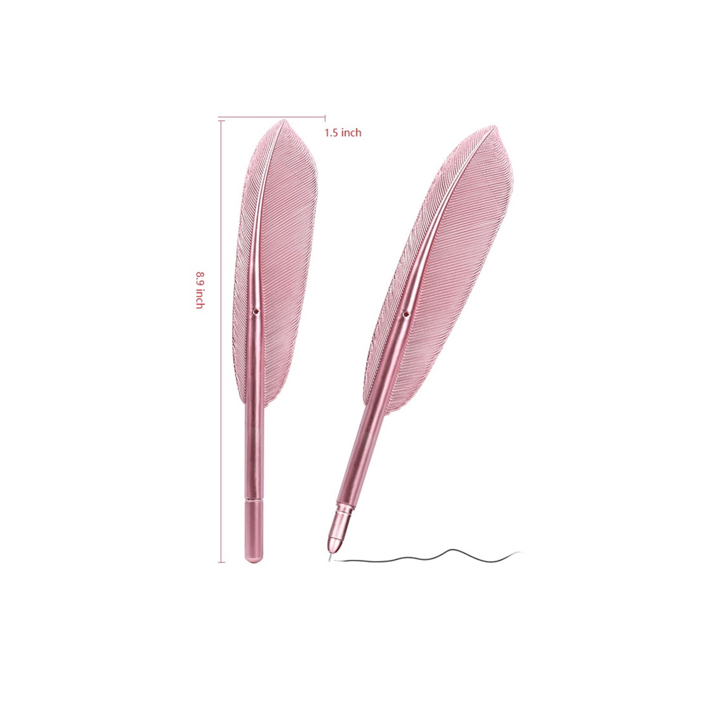 Large Size Feather-shaped Gel Pen 6