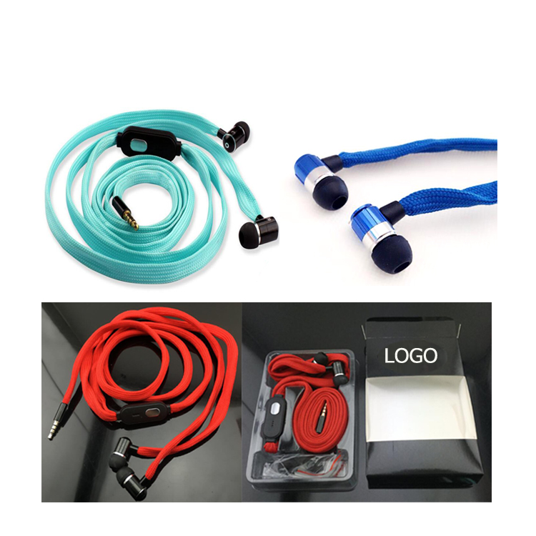 3.5mm Nylon Shoelace Earphone