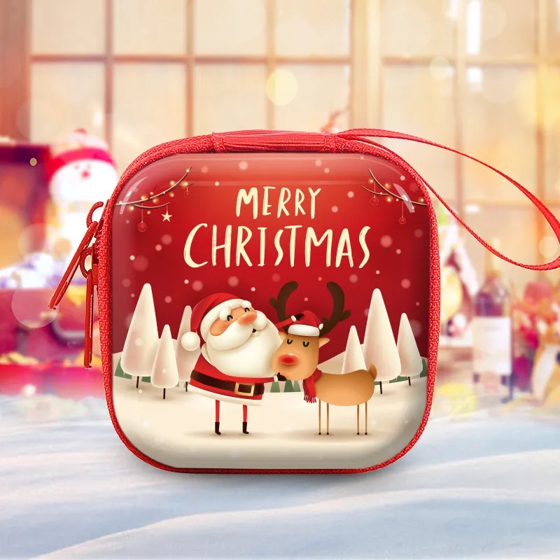 Christmas Zipper Coin Pouch 6