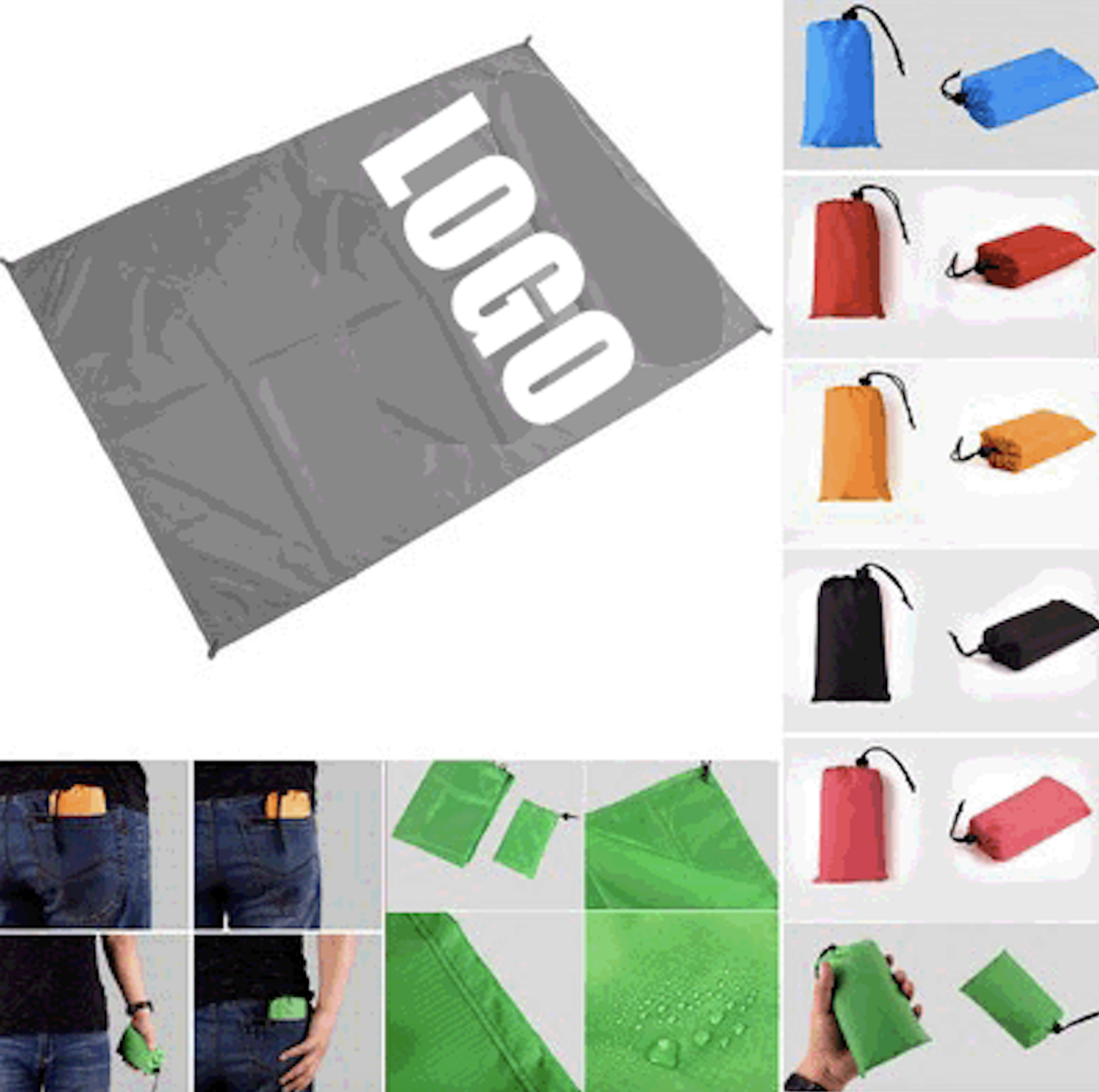 Travel Beach Blanket / Waterproof Pocket Blanket 2