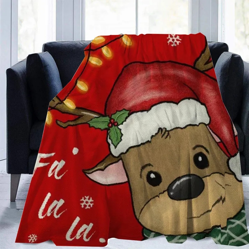 Christmas Thickened Warm Double-Sided Blanket 7