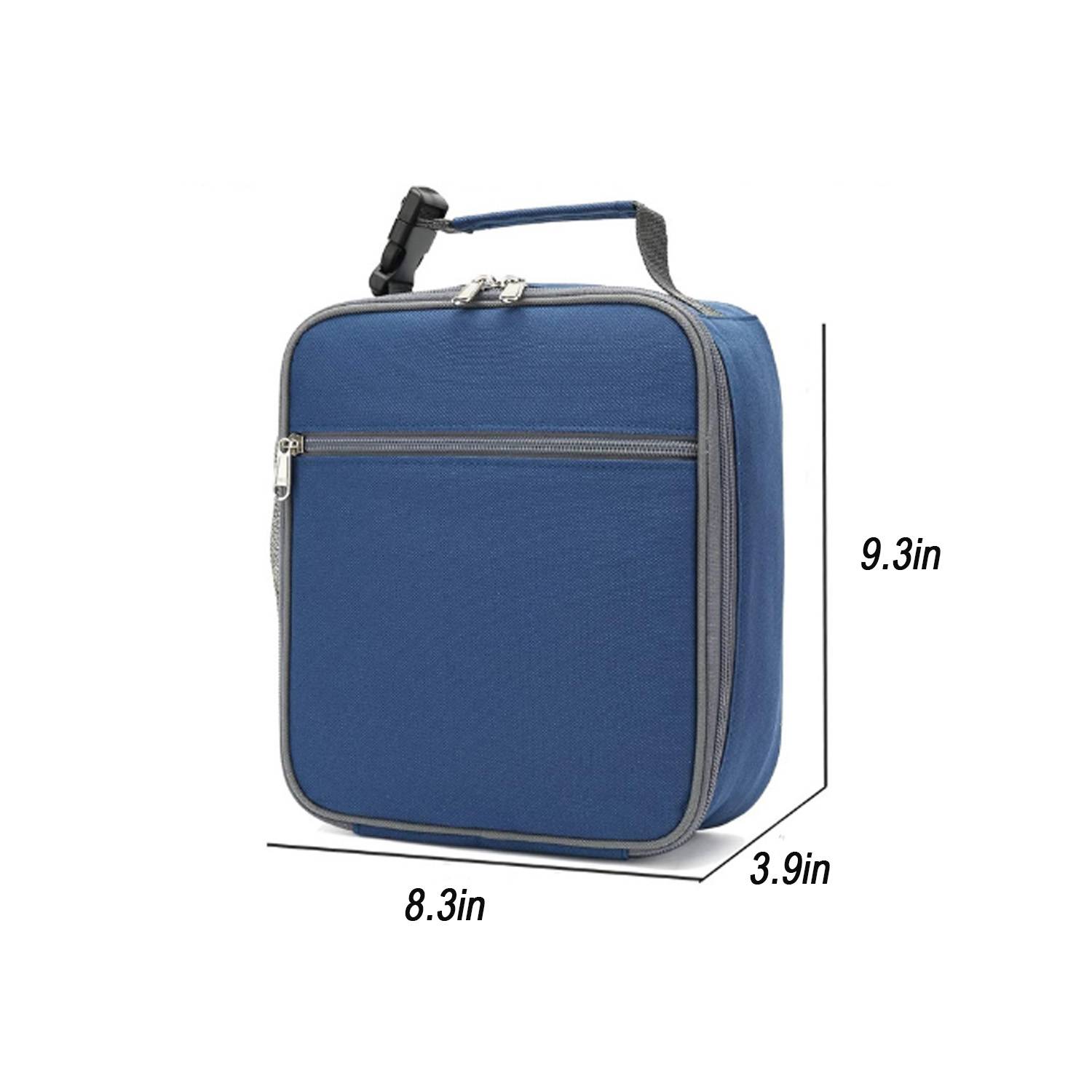 1.5L Oxford Insulated Cooler Lunch Bag w/ Handle for Kids 3