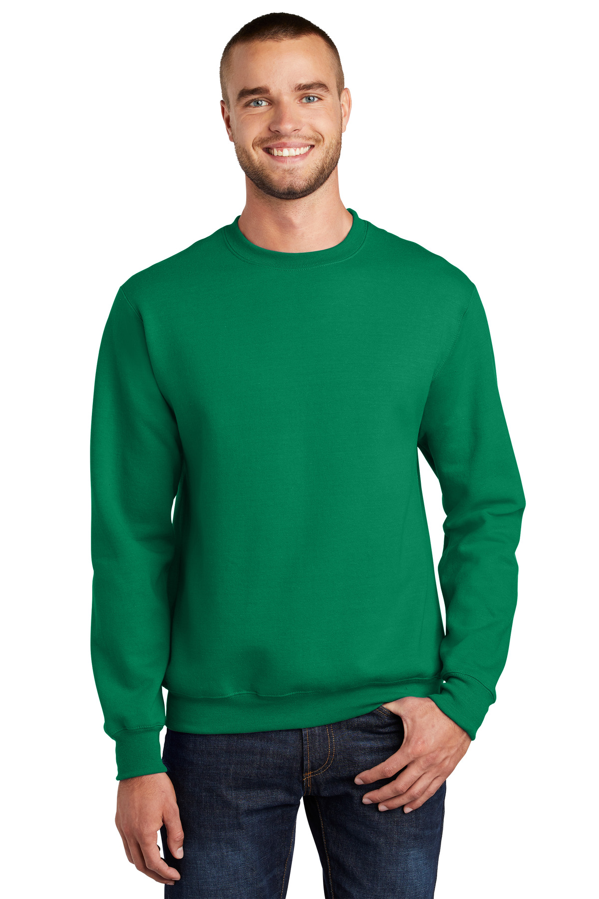 Port & Company® Essential Fleece Crewneck Sweatshirt, custom hoodie or sweatshirt with logo imprint 47