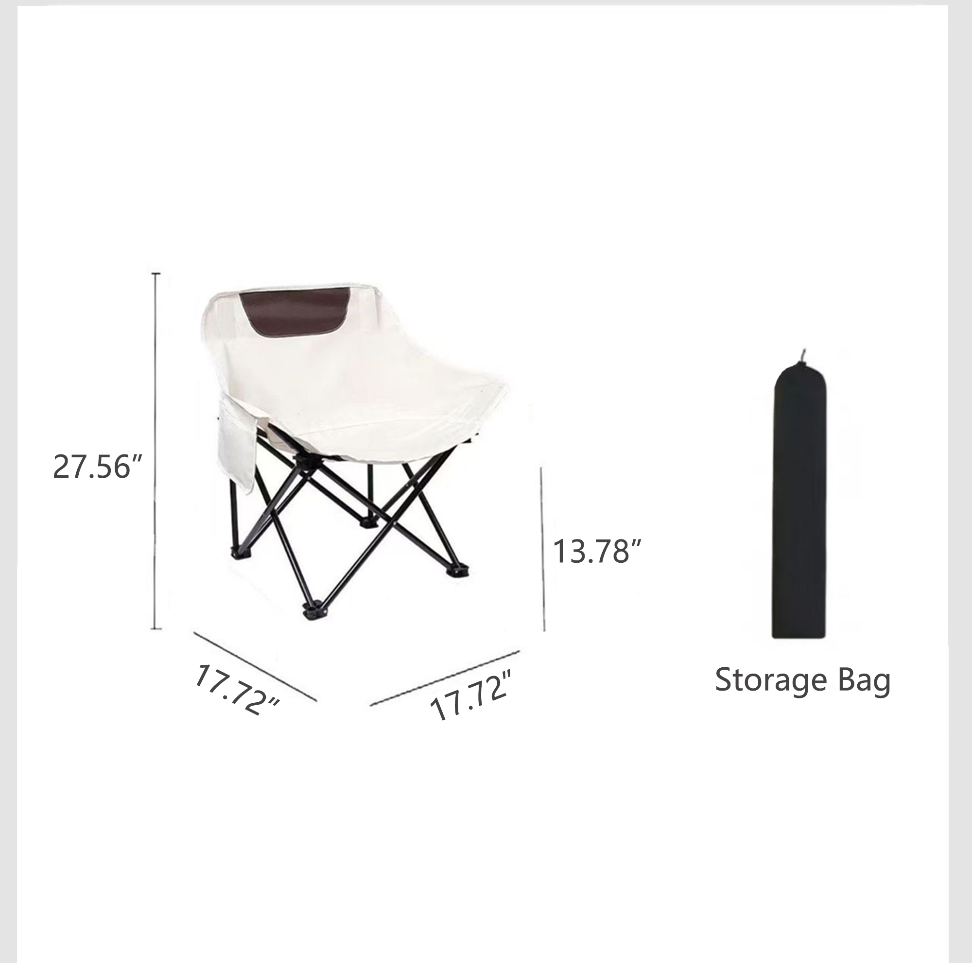 Portable Folding Camping Moon Chair MOQ20 6
