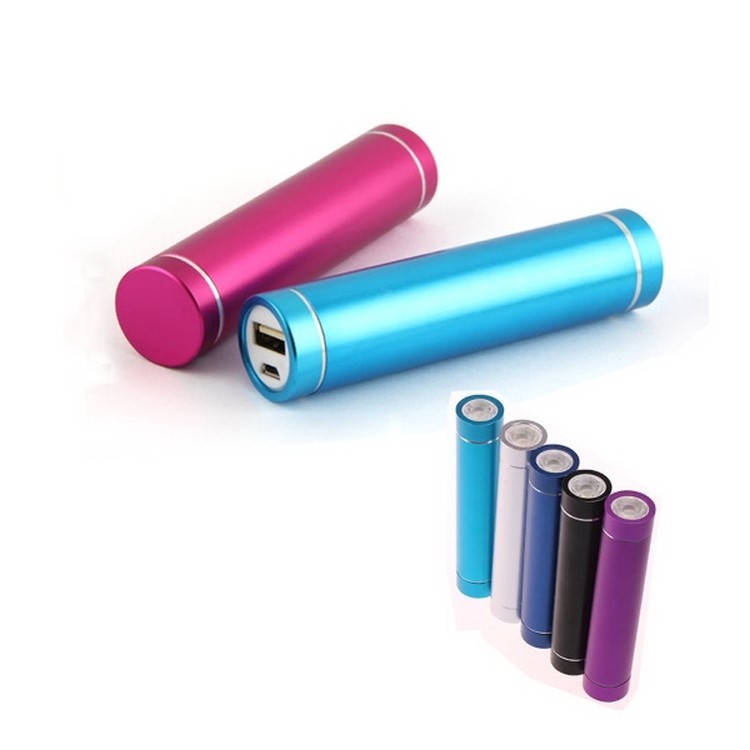 Portable Cylinder Power Bank 2200 mAh 2
