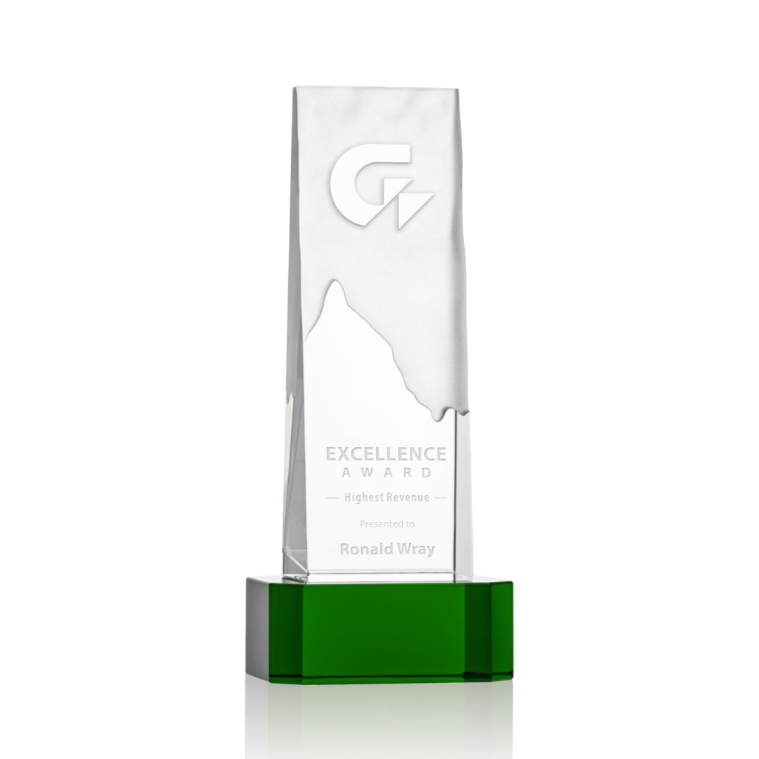 Rushmore Award on Base - Green 7