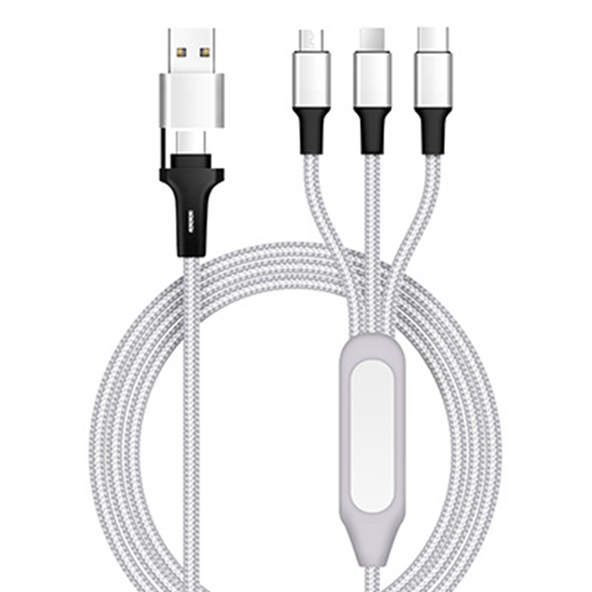 5-in-1 Nylon Braided Data and Charging Cable 2