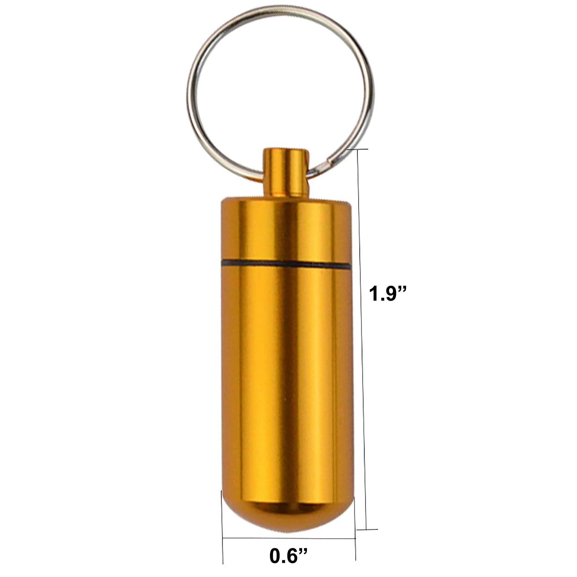 Aluminum Pill Box Key Tag 6