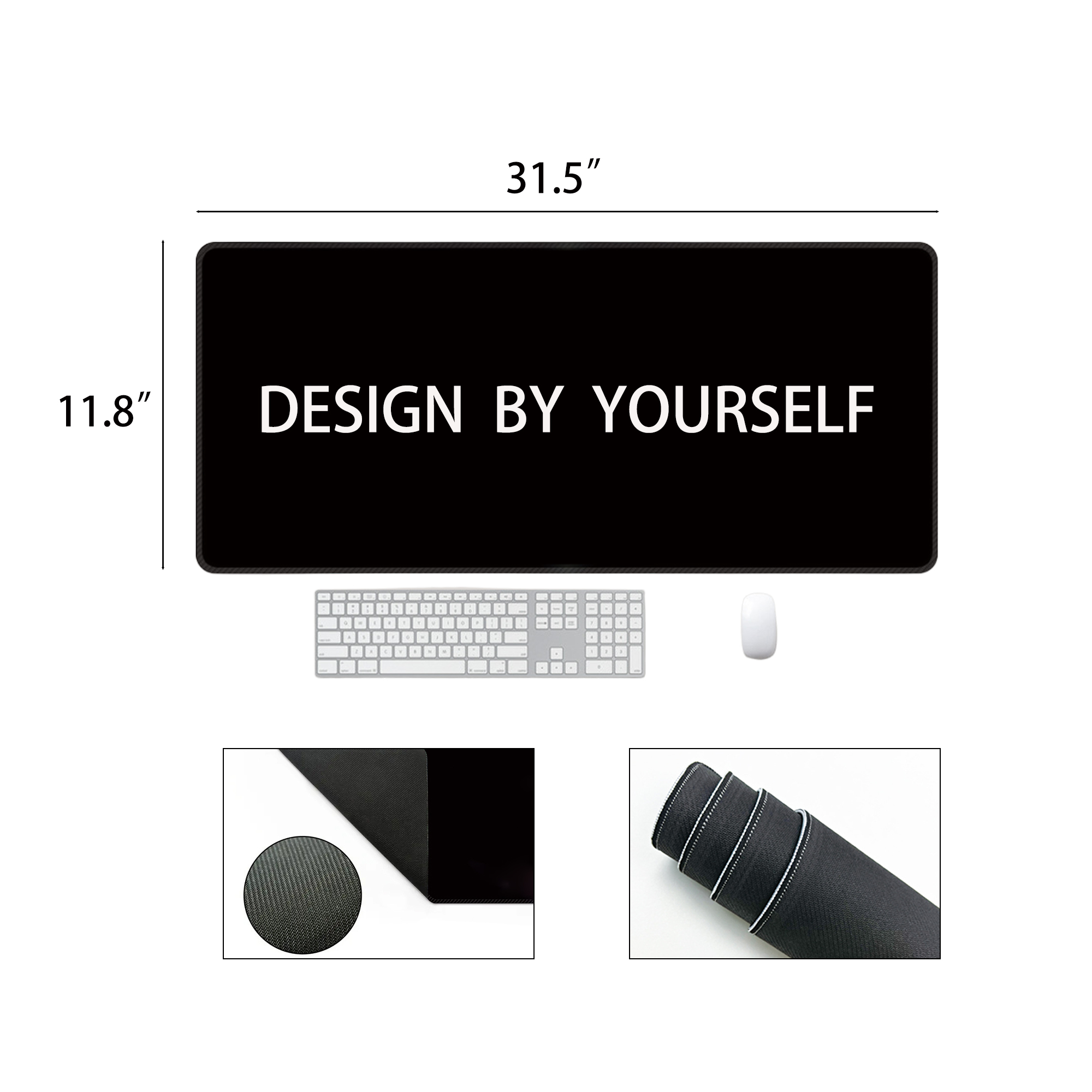 Extended Gaming Mouse Pad Lock Edge 2