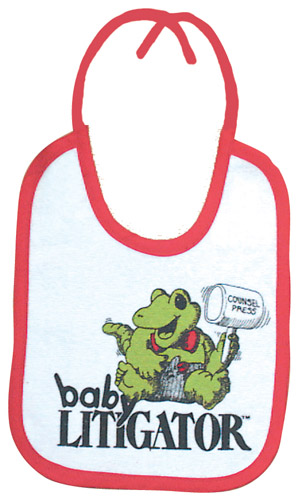Small Baby Bib with Tiestrings