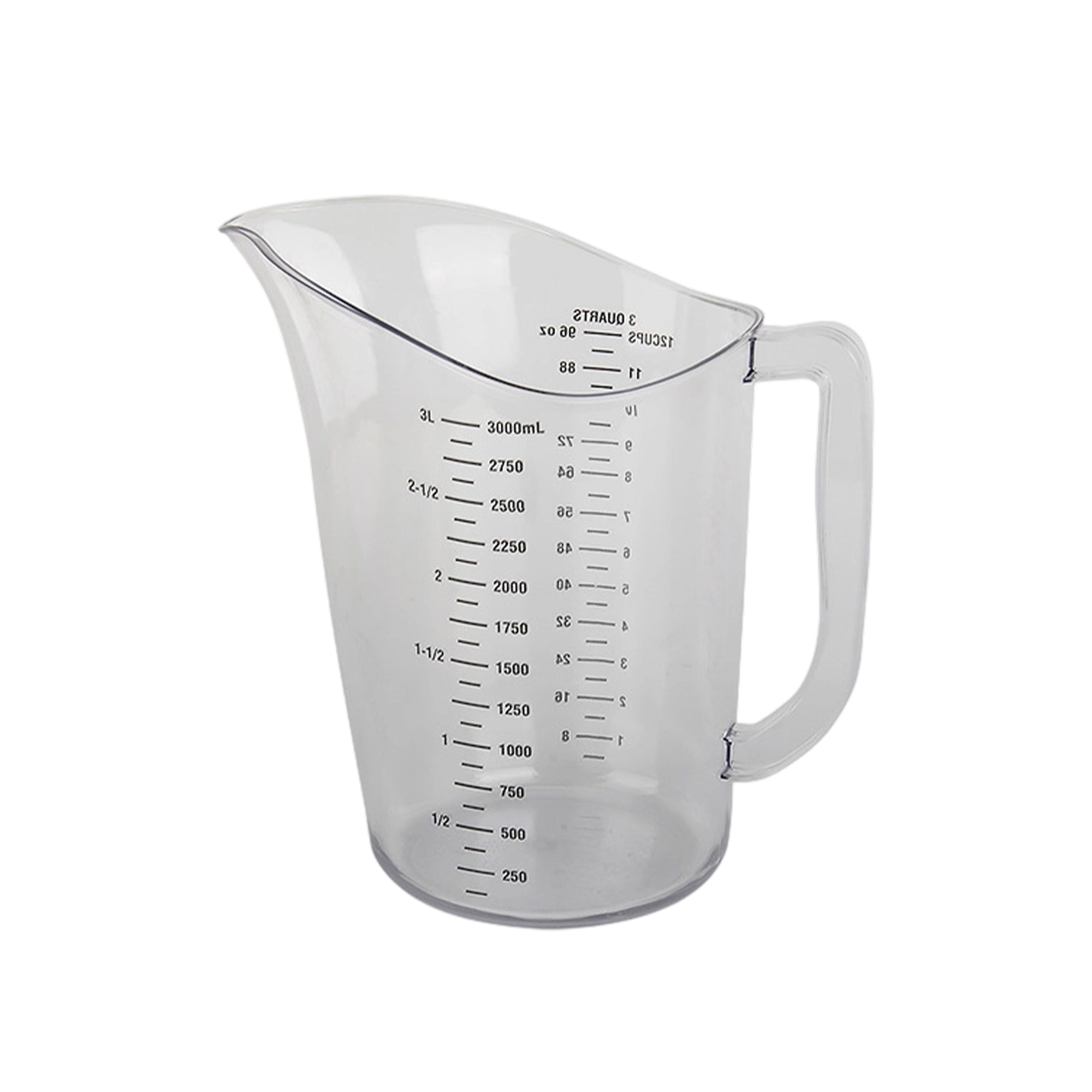 Clear Polycarbonate Kitchen Measure 2 Liter Two Quart Large Size 4