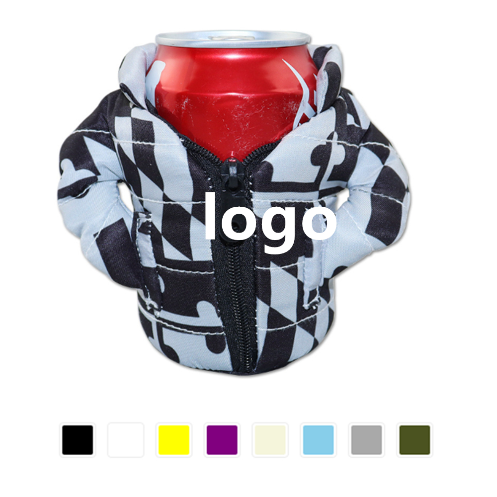 Zippered Puffy Jacket Can Coolie 6