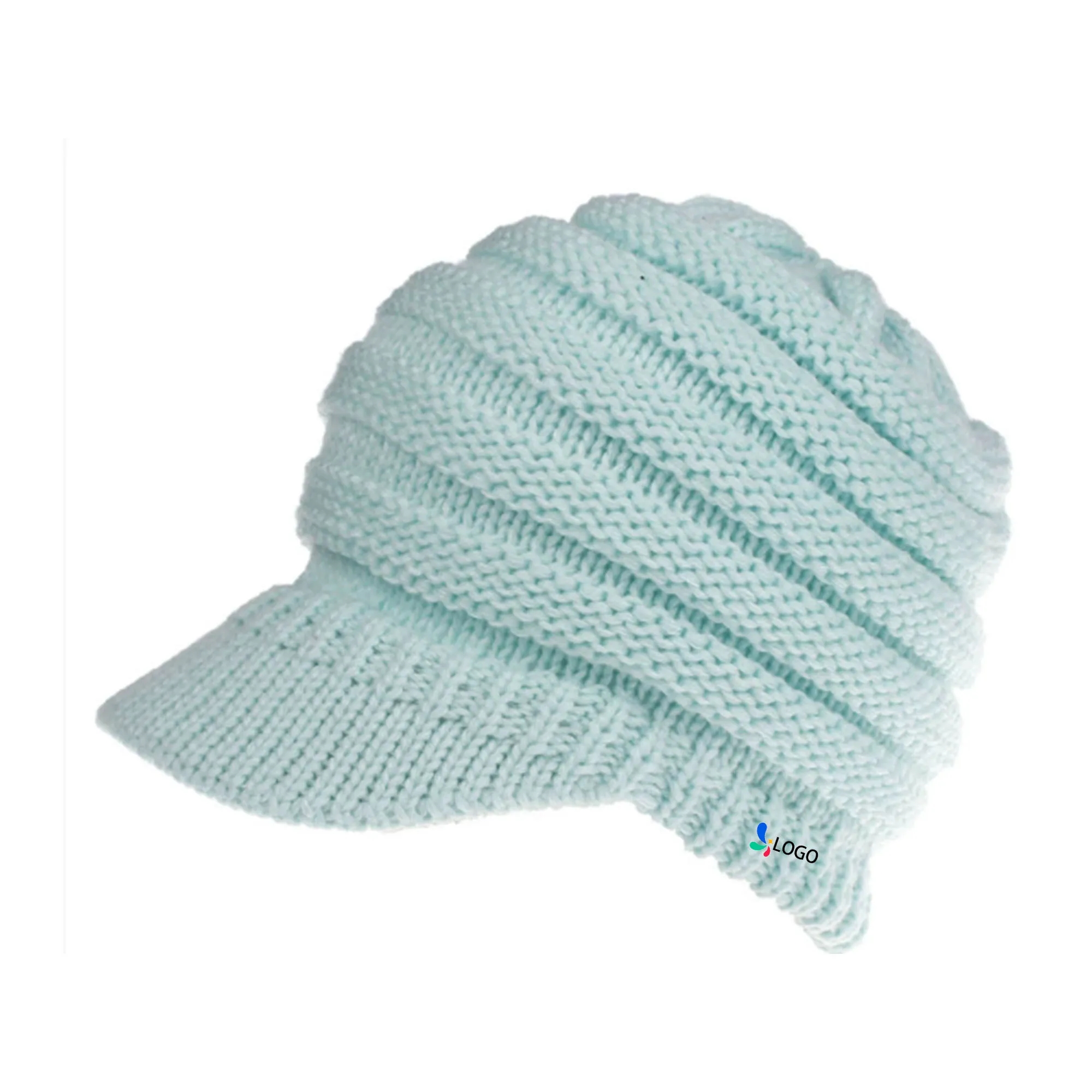 Knit Beanie Tail Hat for Adults 3