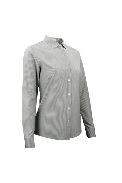 Vansport Women's Pinstripe Sandhill Dress Shirt 4