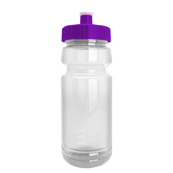 Wheely 24oz Transparent Bike Bottle w/Push-Pull Lid 76