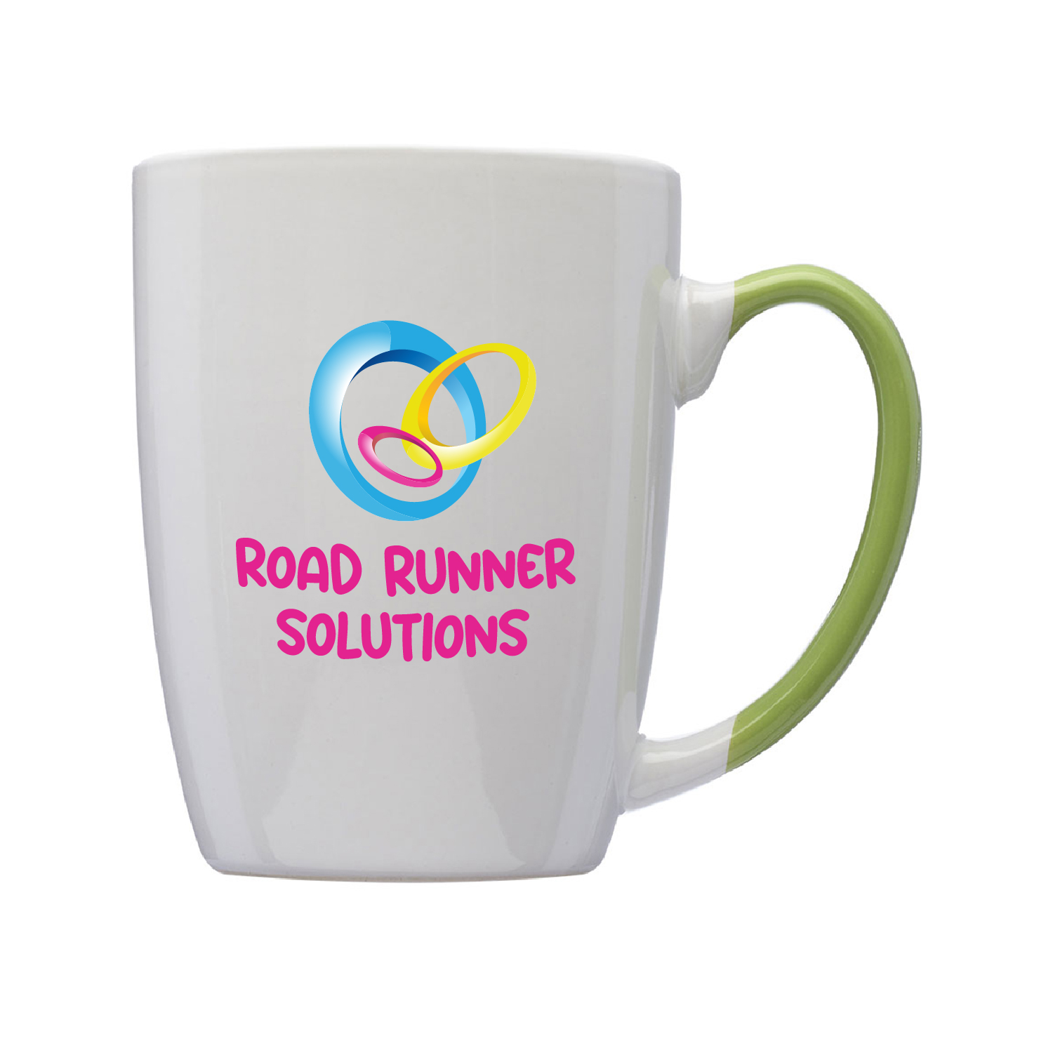 12 oz. Two Tone Ceramic Mug (Full Color Imprint) 4