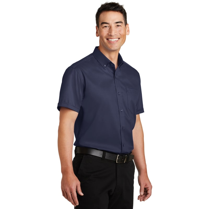 Port Authority Short Sleeve SuperPro Twill Shirt. 35