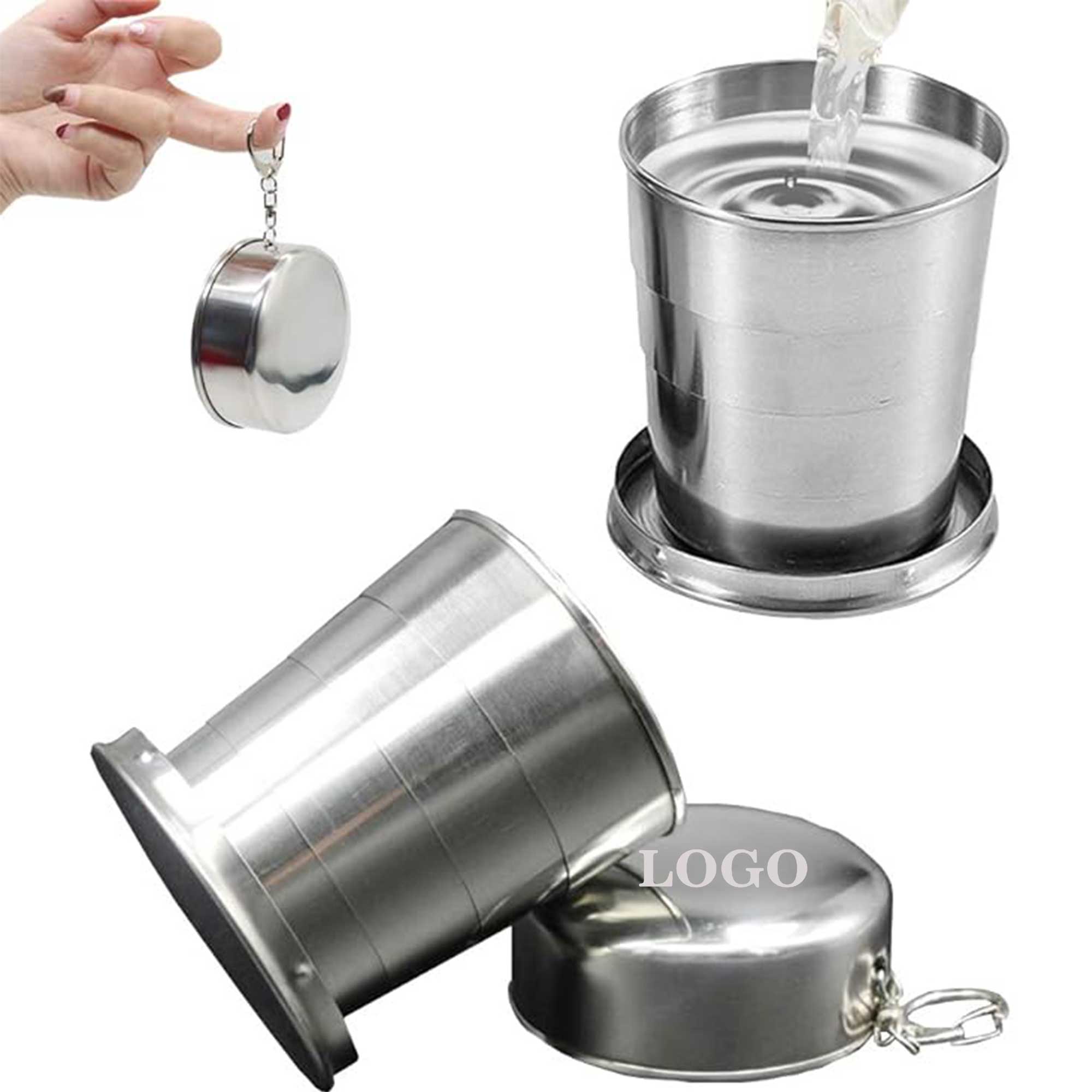 5 oz Collapsible Travel Cup, custom stadium cup with logo imprint 2