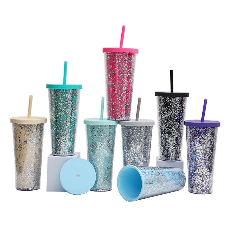 24oz Wavy Edge Straight Tumbler 2