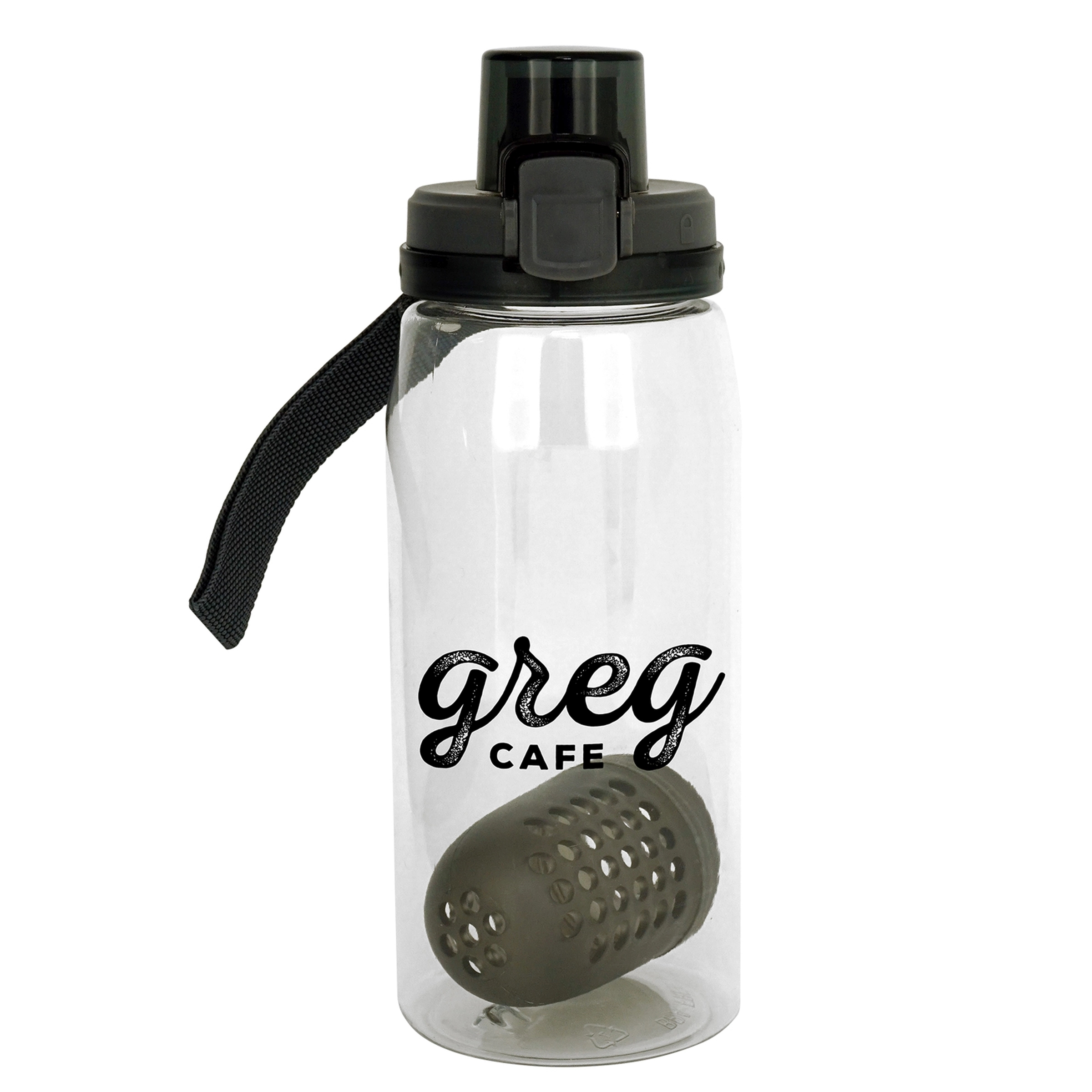 Locking Lid 25 oz. Recycled Bottle with Floating Infuser 14