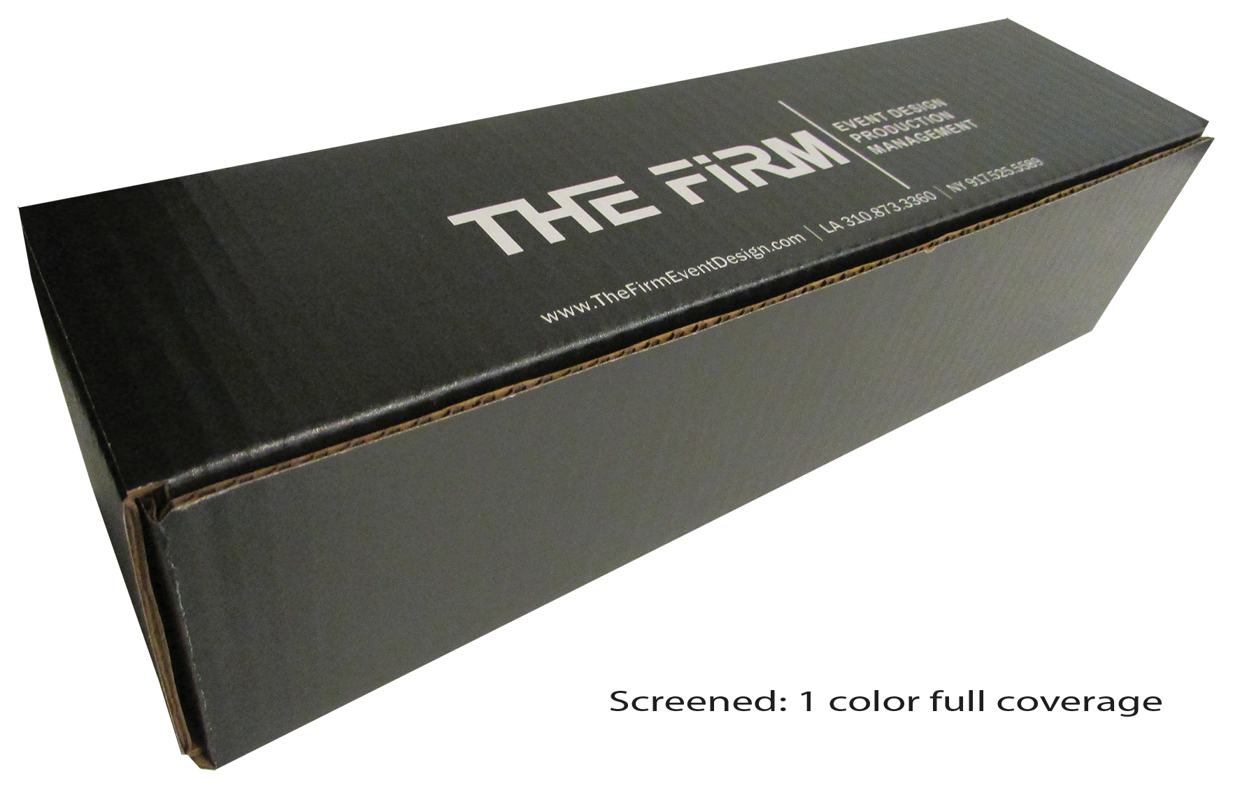 13 1/2" x 3 1/2" x 3 1/2" - B-Flute Inside Tuck Box 1
