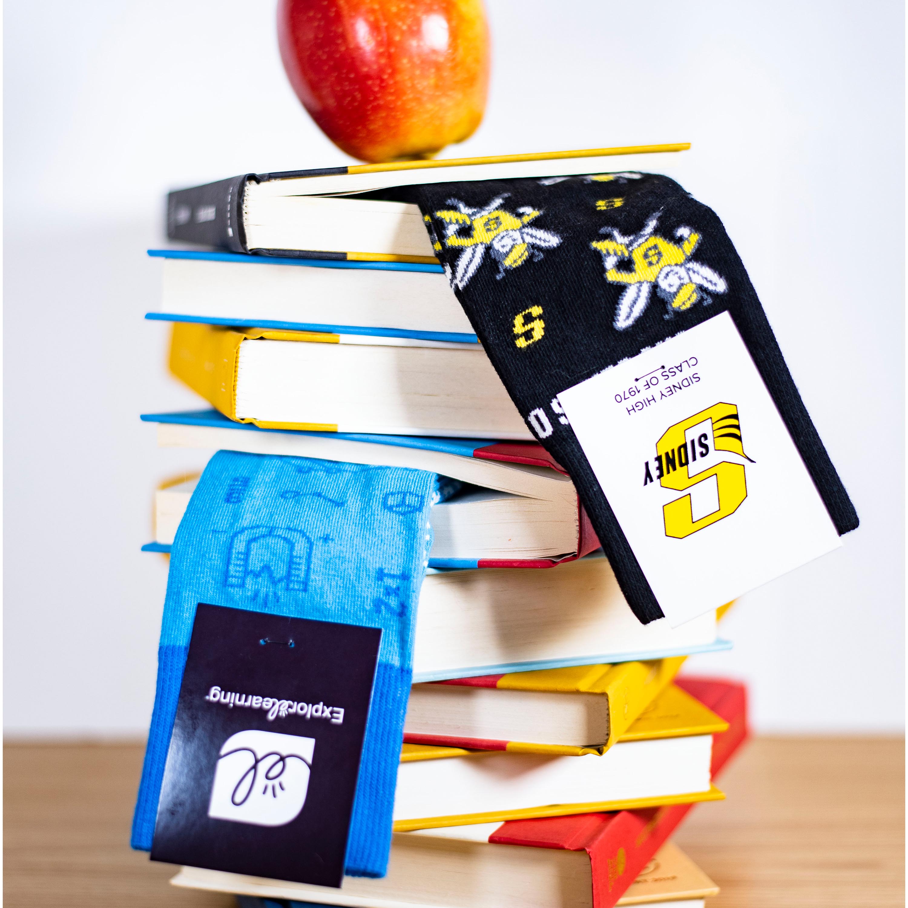 Standard Teacher Appreciation Socks - Grateful Footwear for Educators - American Made 2