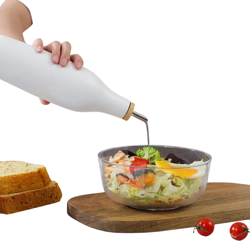 Olive Oil and Vinegar Ceramic Pourer Set 3
