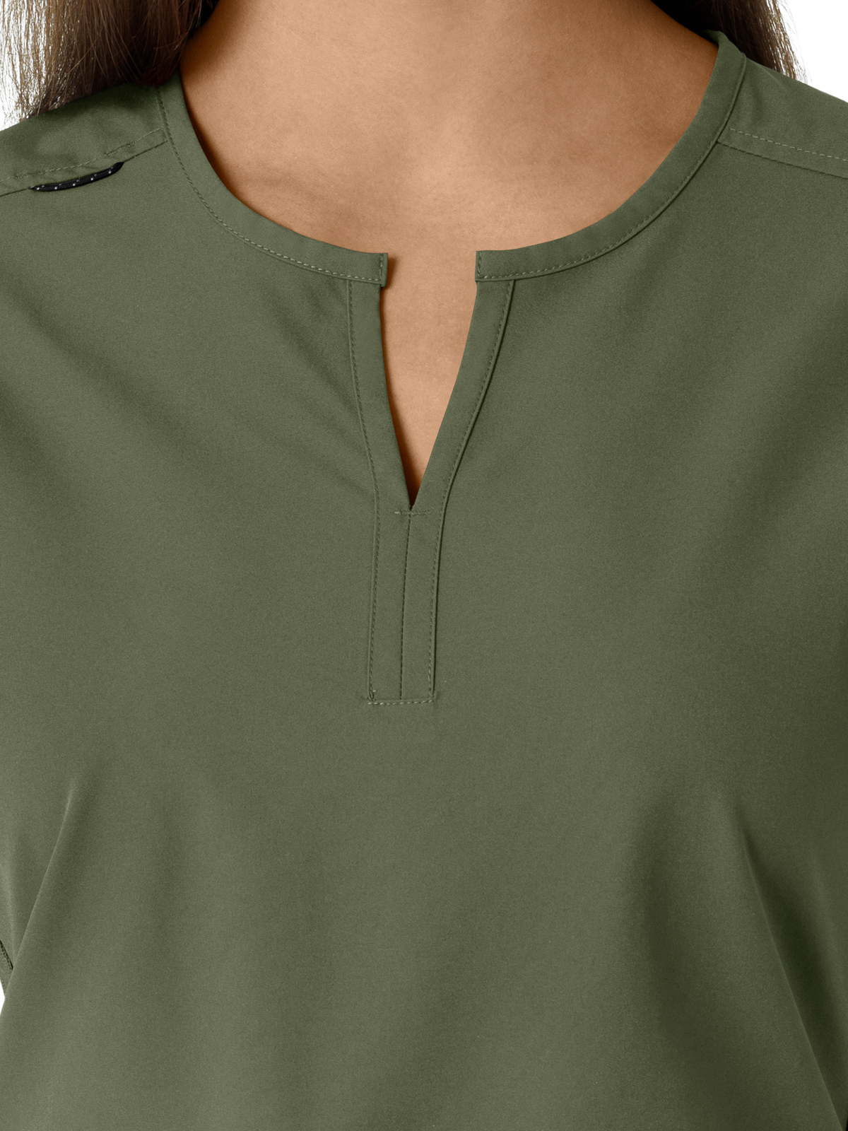 Carhartt Scrubs - Force Essentials Women's Notch Neck Tunic Knit Panel Top 64