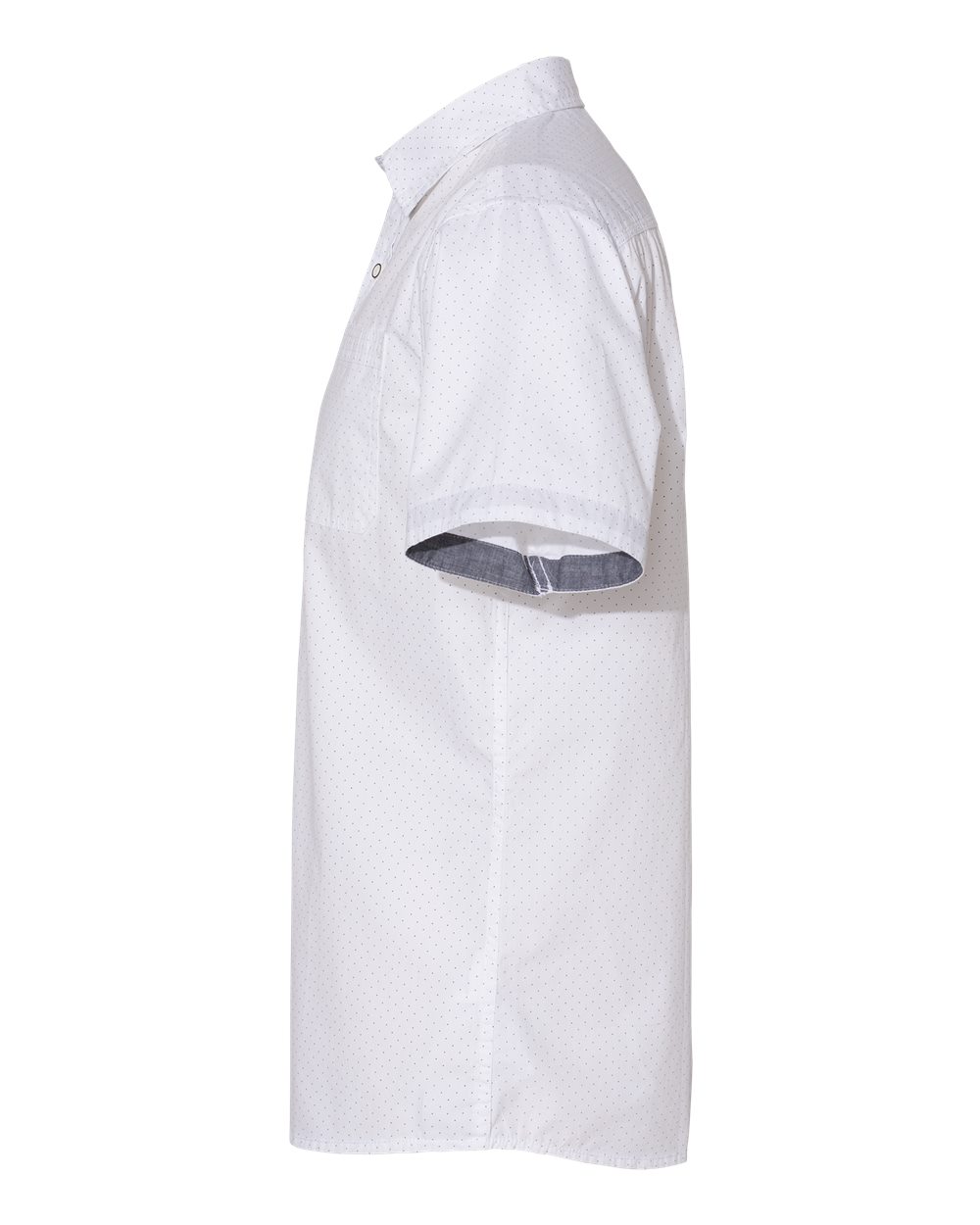 Peached Printed Poplin Short Sleeve Shirt