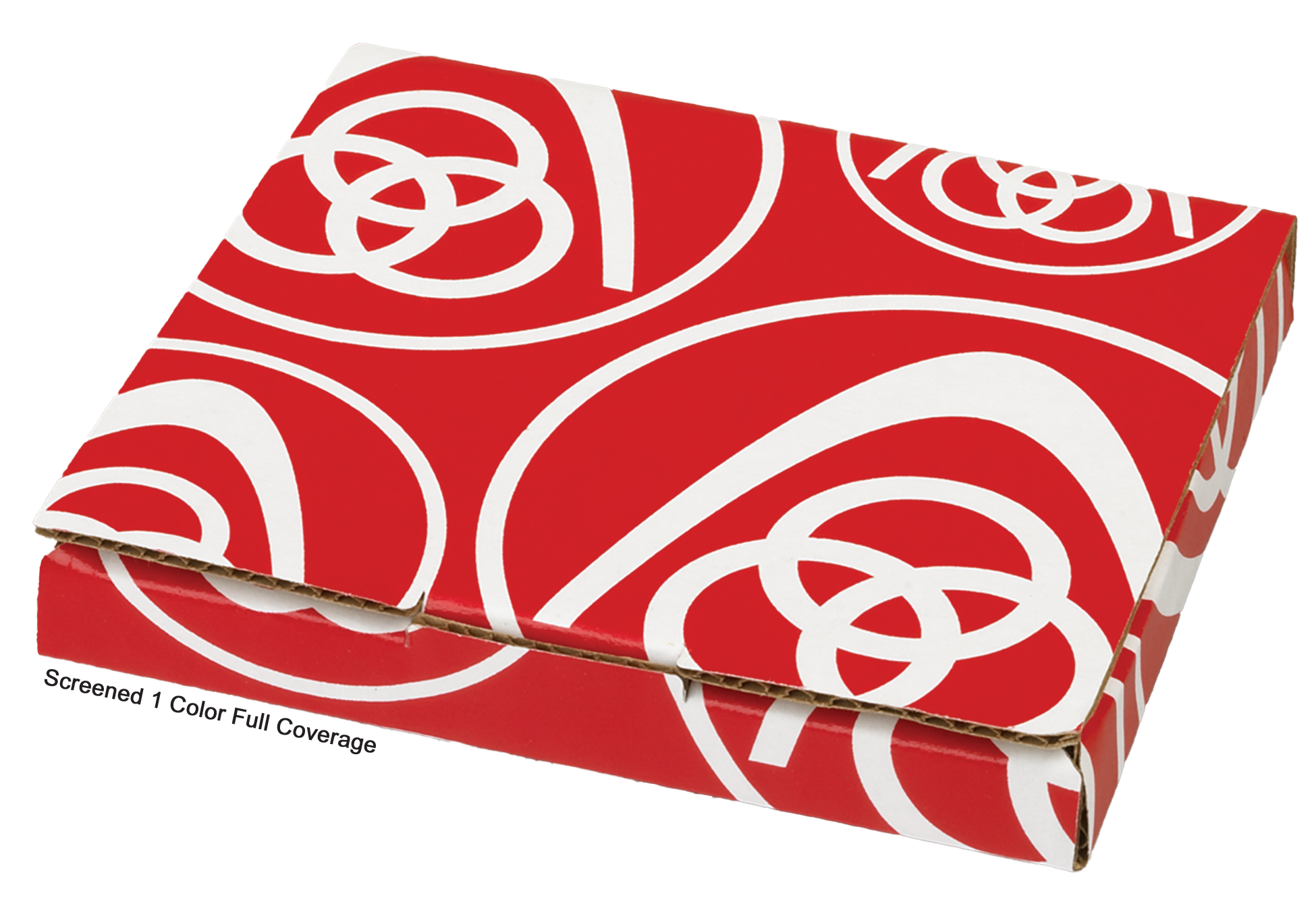 5 3/4"x 5 1/4" x 1/2" - B-Flute Inside Tab Box 1