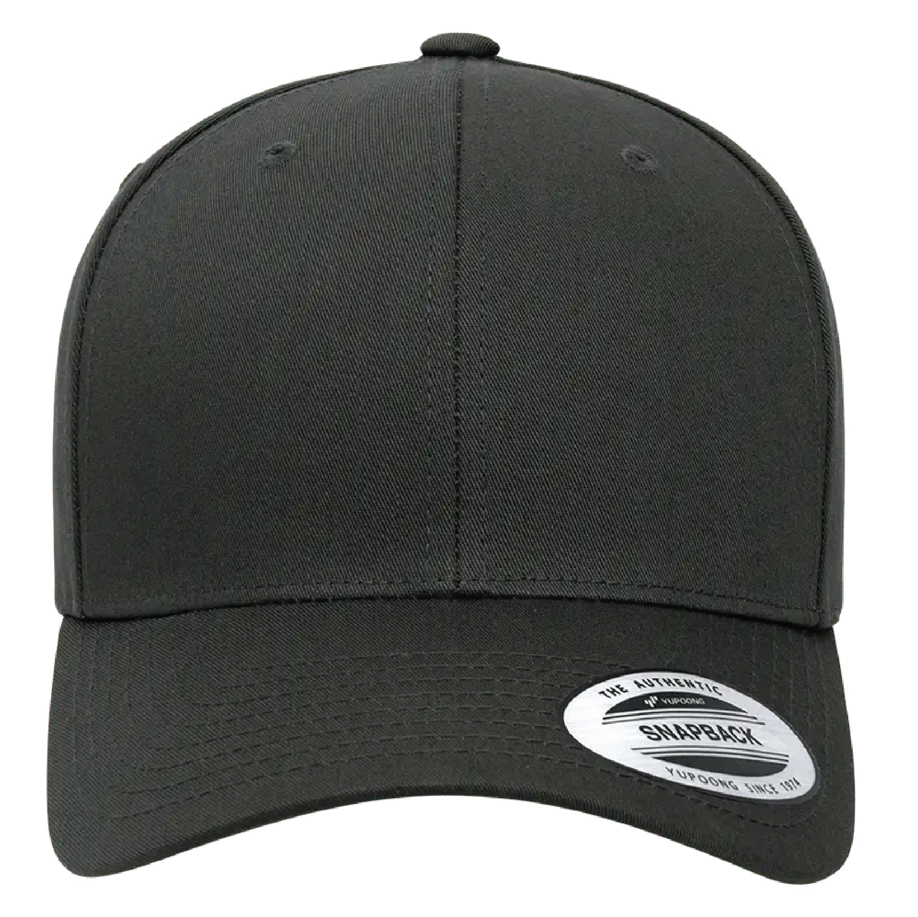 YP Classics 6389 YP Classics – CVC Snapback Hat with Leatherette Patches or Embroidery 24