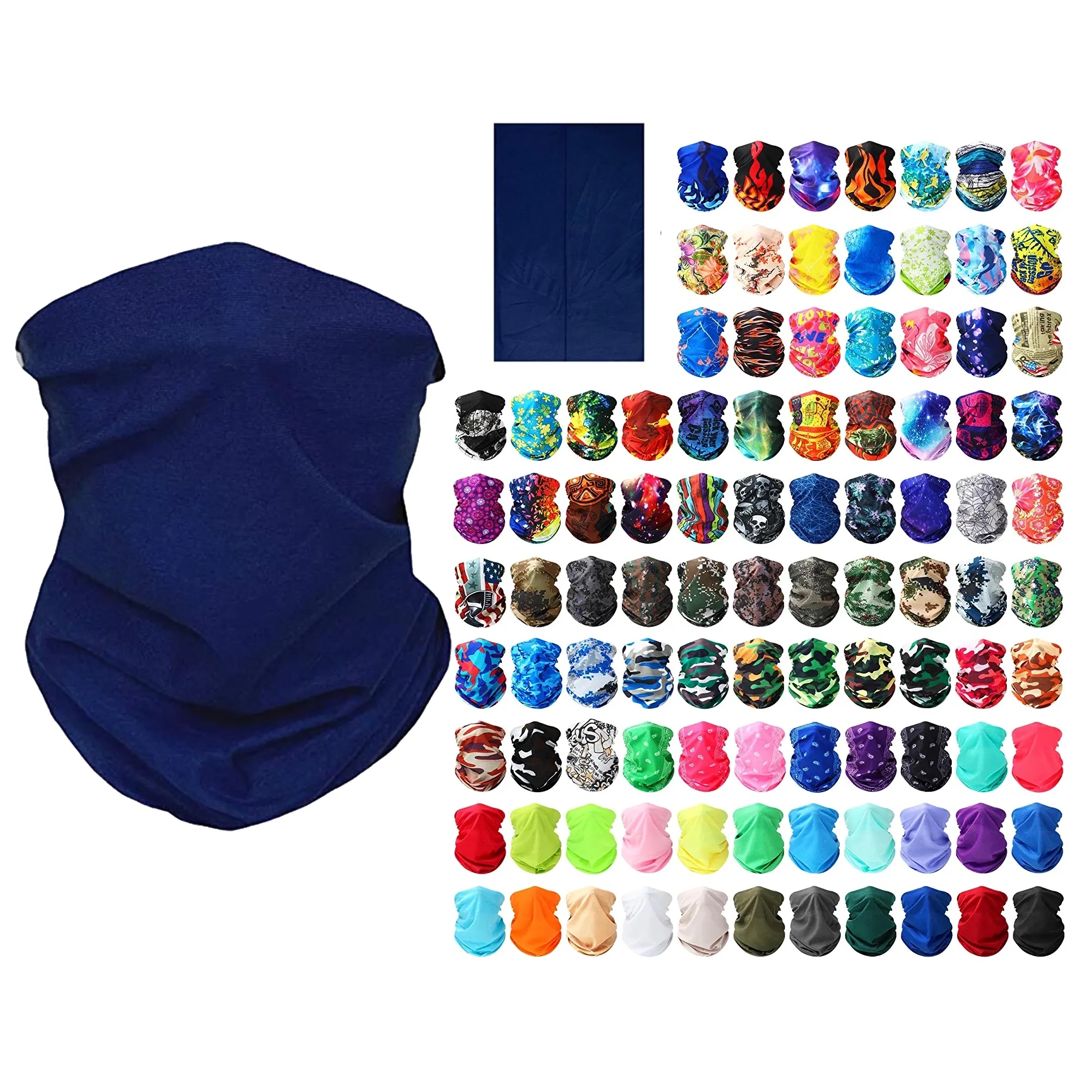 Seamless UV Protection Sublimation Neck Gaiter Masks 2