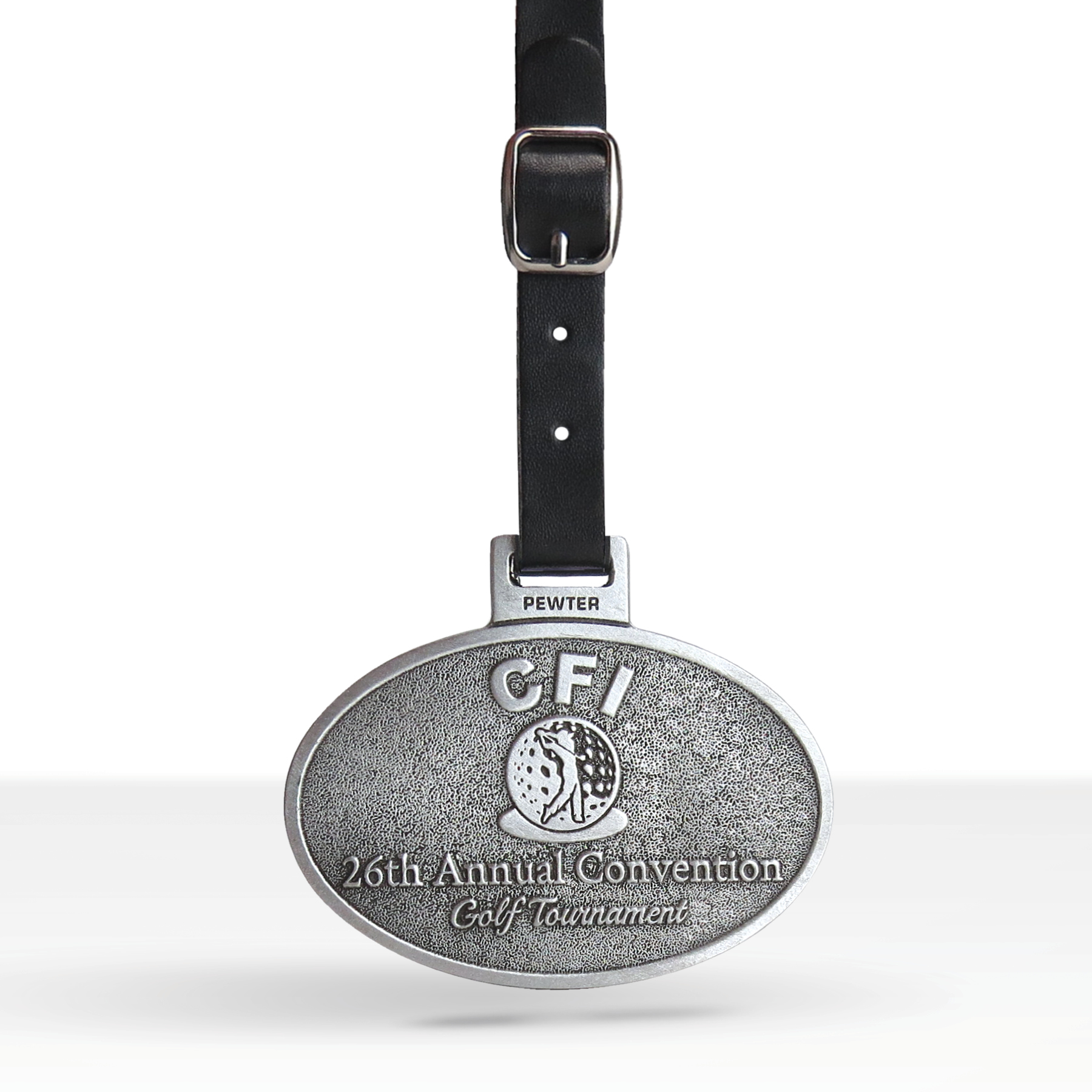 Solid Pewter Classic Golf Tags