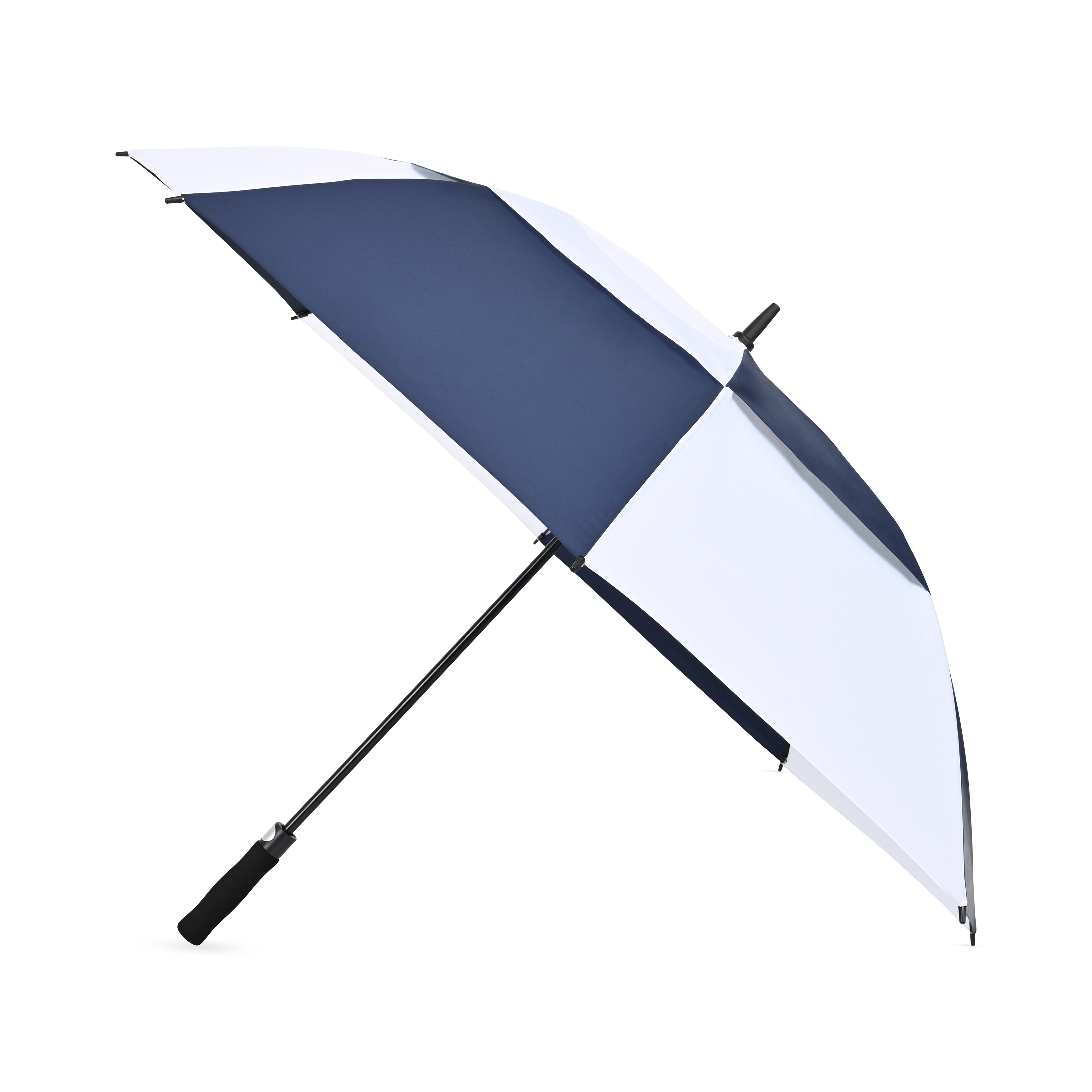 Elements 60" Recycled rPET Auto Open Dual Canopy Golf Umbrella 10