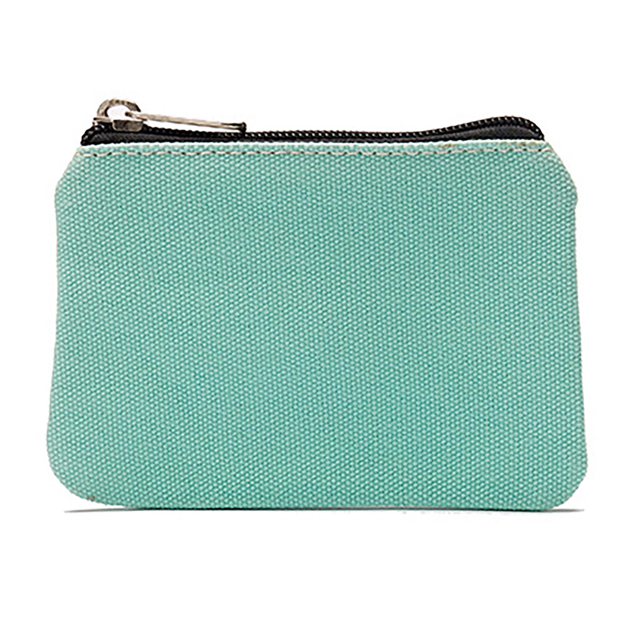 MOQ 50pcs Canvas Small Zipper Blank Coin Purses Pouches 18