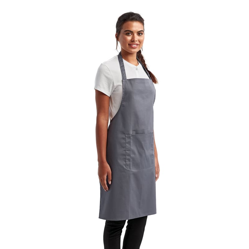 Artisan Collection By Reprime Unisex 'Colours' Recycled Bib Apron With Pocket 108