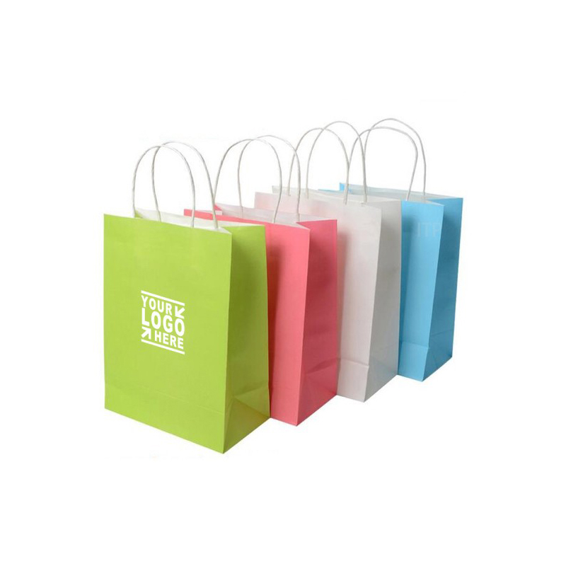 Kraft Paper Shopping Bag 8" x 10" x 1/4" 2