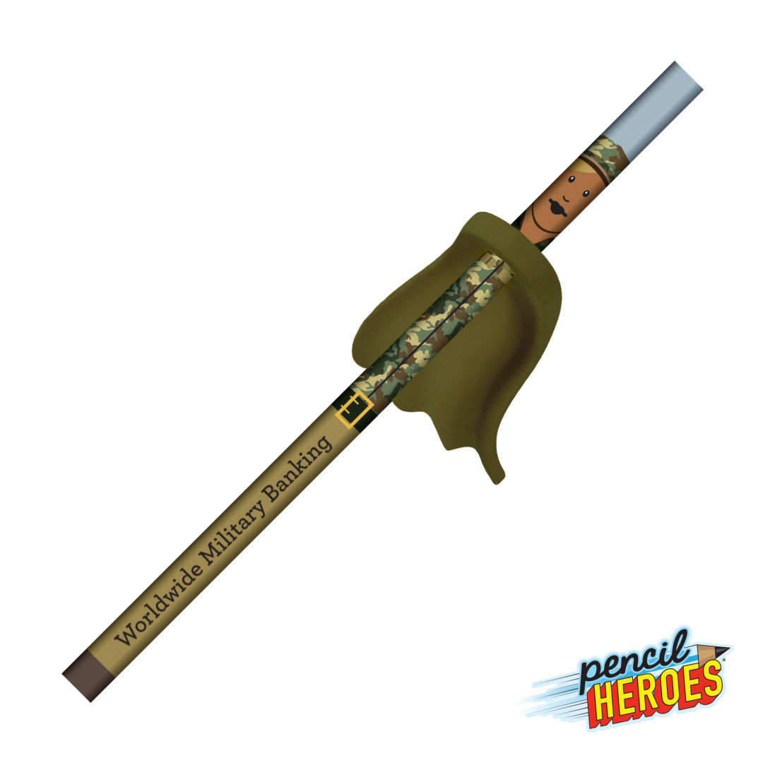 Pencil Heroes® Hometown Series Female w/Cape Pencil