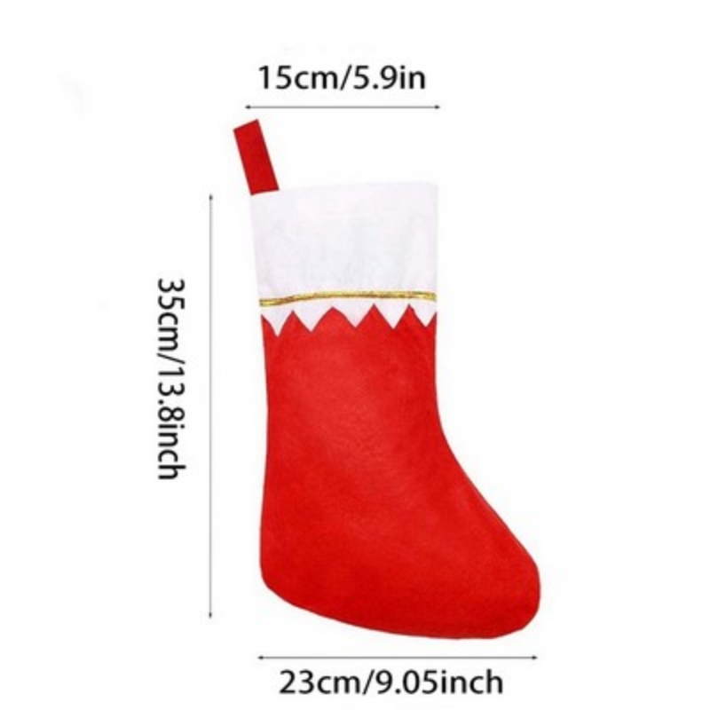 Felt Christmas Stocking Candy Gift Bag Christmas Decoration 5