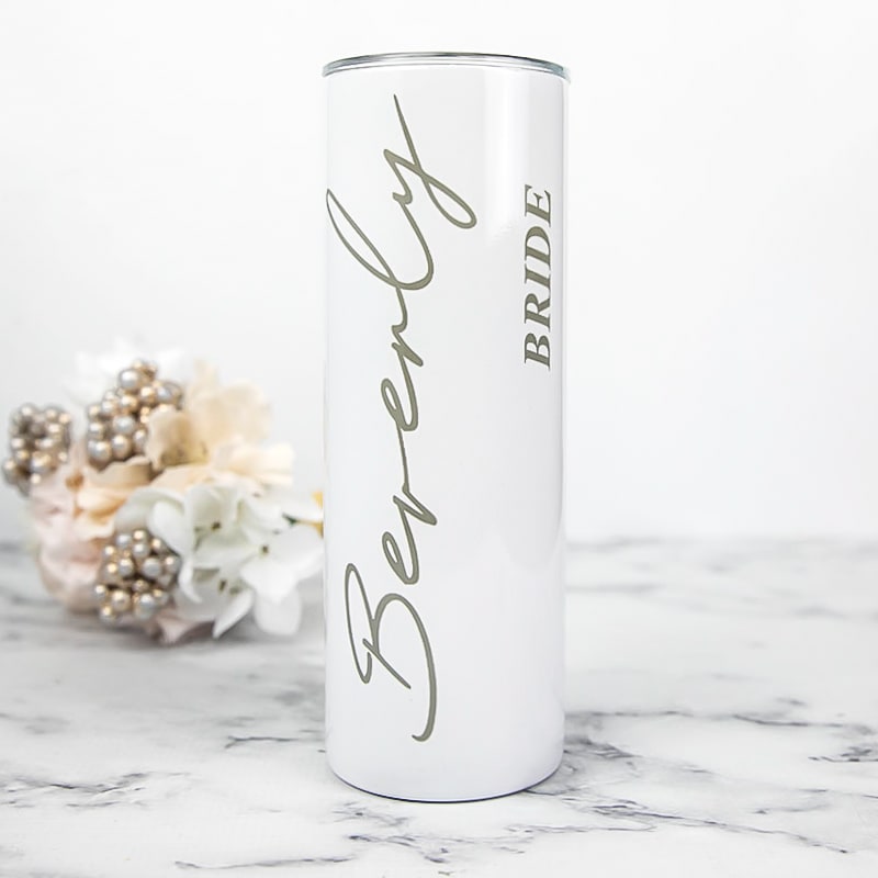 20 Oz. Custom Printed Skinny Stainless Steel Tumblers 1