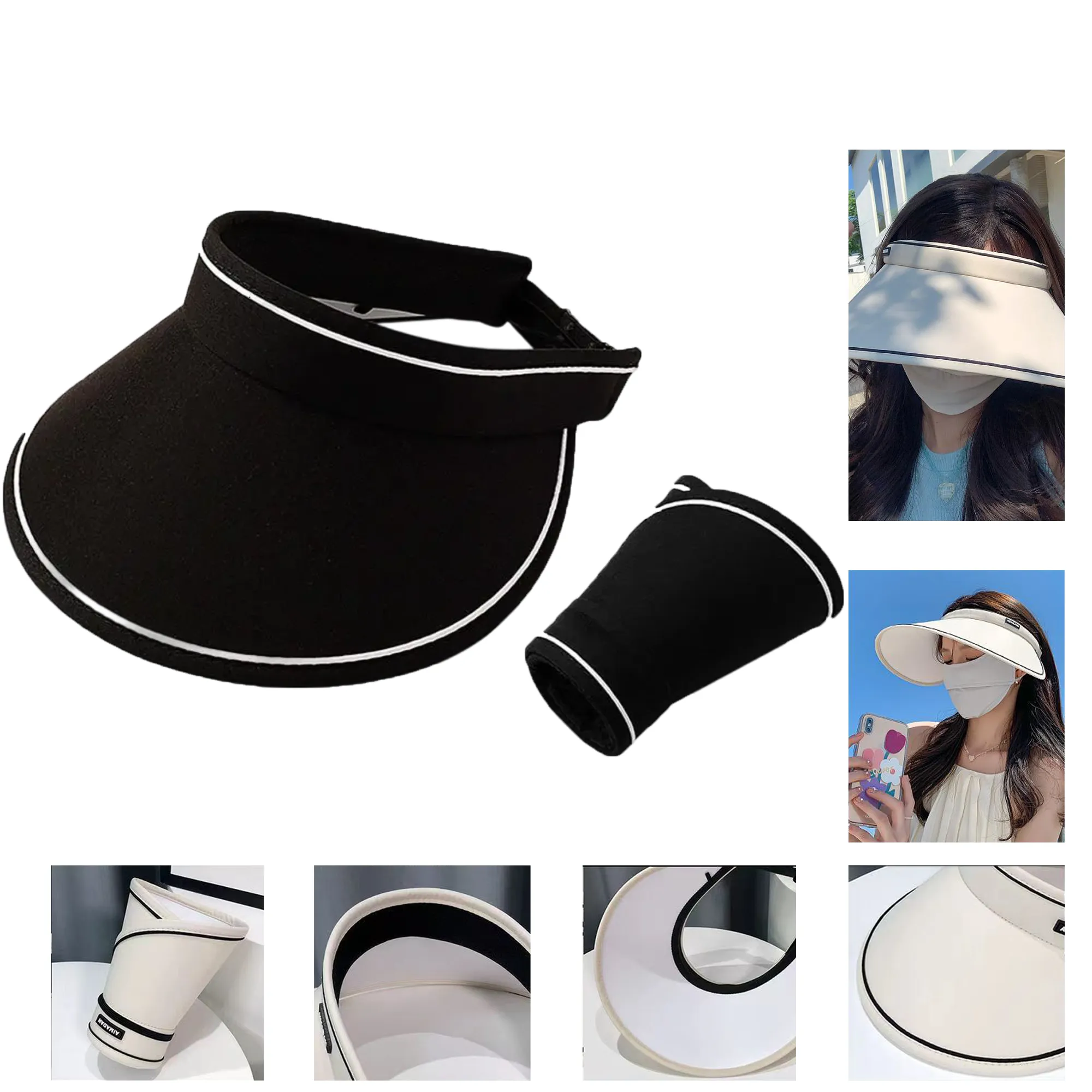 Foldable Brimless Sun Hat 2