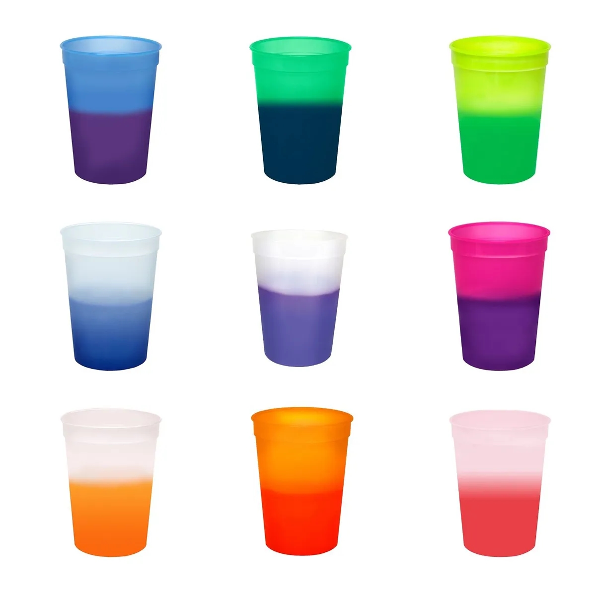 Custom 12 Oz Durable Color Changing Mood Stadium Cup 4