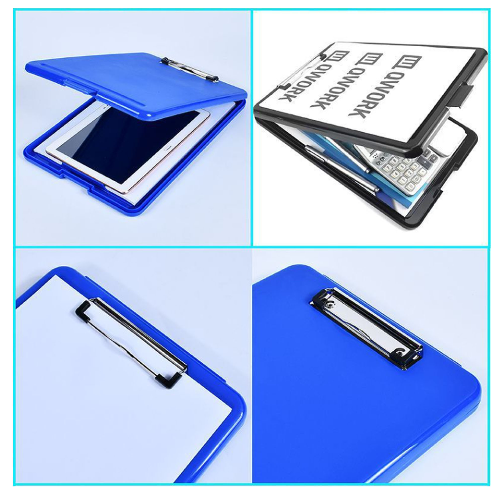 Plastic File Holder Clipboard with Hook ?C Sturdy & Colorful 5
