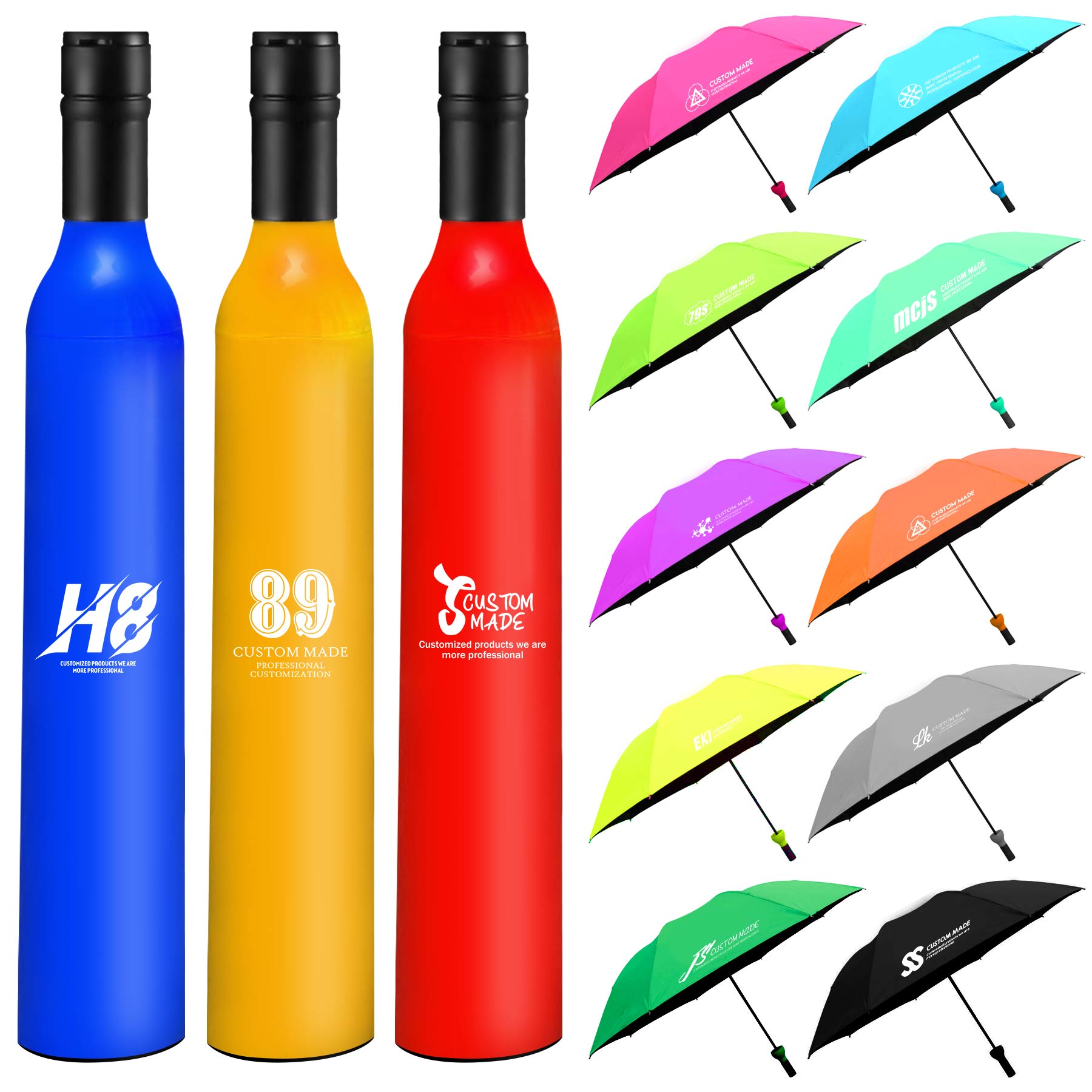 Sports Golf Portable Car Bottle Umbrellas 1